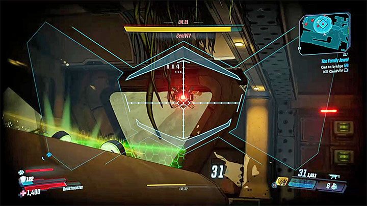 GenIVIV is accompanied by minions - flying spheres and GenION robots, who fight with melee weapons - The Family Jewel | Borderlands 3 Walkthrough - Main Quests - Borderlands 3 Guide