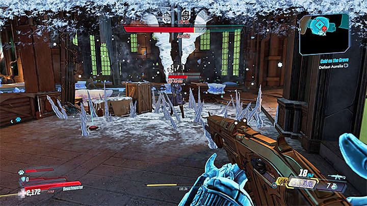 Aurelias three most common melee attacks - Cold as the Grave | Borderlands 3 Walkthrough - Main Quests - Borderlands 3 Guide