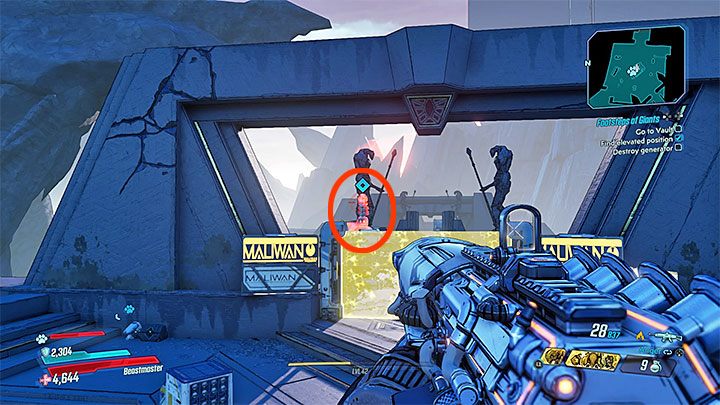 Further passage is blocked with a force field - Footsteps of Giants | Borderlands 3 Walkthrough - Main Quests - Borderlands 3 Guide