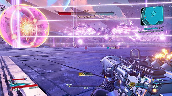 After the boss kneels the second time, it will start using another two devastating area attacks - Divine Retribution | Borderlands 3 Walkthrough - Main Quests - Borderlands 3 Guide