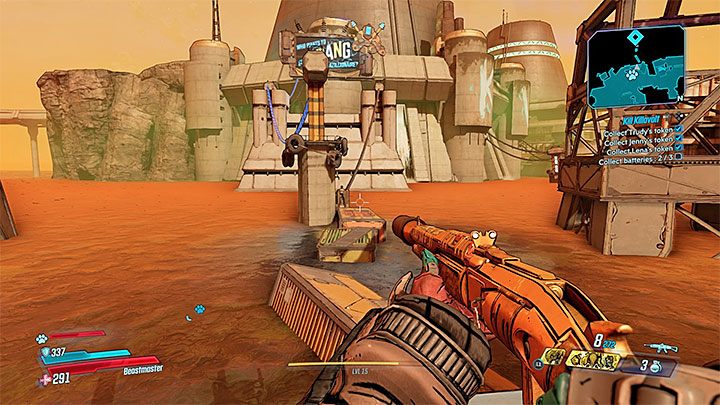 The third battery is located near the docks - Promethea | Borderlands 3 Side Quest - Side Missions - Borderlands 3 Guide