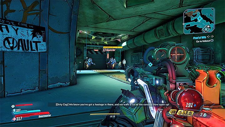 Youve got to get to the bandits safe house in the sewers - Promethea | Borderlands 3 Side Quest - Side Missions - Borderlands 3 Guide