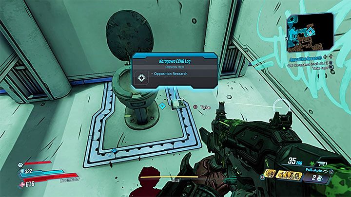 As part of your mission, you will need to obtain Katagawa Intel from three different locations (they will be marked on the map) - Promethea | Borderlands 3 Side Quest - Side Missions - Borderlands 3 Guide