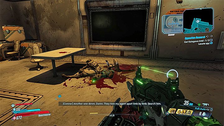 The second location to explore is the room with another murdered person - Promethea | Borderlands 3 Side Quest - Side Missions - Borderlands 3 Guide