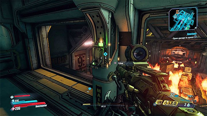 Go to the lower board to meet with Ellie - Sanctuary | Borderlands 3 Walkthrough - Main Quests - Borderlands 3 Guide