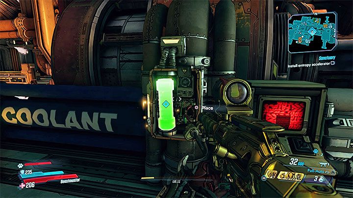 Regardless of whether you made a purchase or not, Earl will throw Entropy Accelerator out of storage - Sanctuary | Borderlands 3 Walkthrough - Main Quests - Borderlands 3 Guide