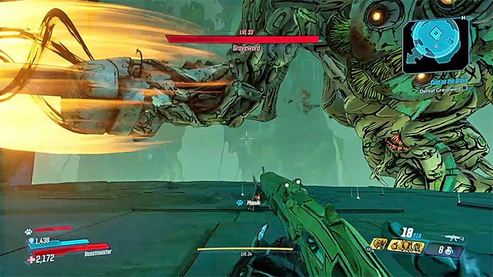 Other strong attacks of this boss are - The Graveward | Opponent in Borderlands 3 - Tougher opponents - Borderlands 3 Guide