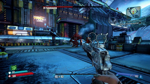 Follow Jack into the next location, where you run into Flameknuckle - Lost Legion Invasion - Main missions - Borderlands: The Pre-Sequel! - Game Guide and Walkthrough