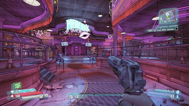 After you reach Moxxis bar, talk to Roland and Lilith - Systems Jammed - Main missions - Borderlands: The Pre-Sequel! - Game Guide and Walkthrough
