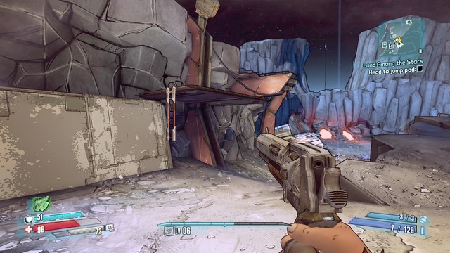 You will reach an escarpment that you need to jump onto - Land Among the Stars - Side missions - Serenitys Waste - Borderlands: The Pre-Sequel! - Game Guide and Walkthrough