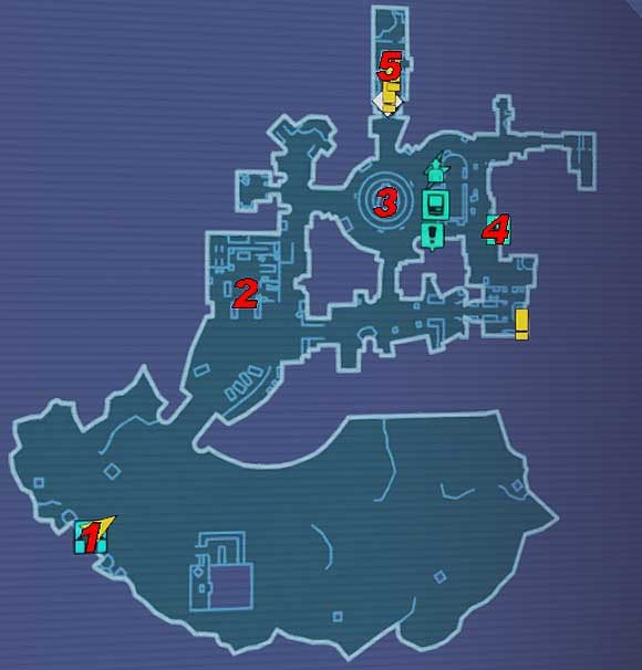 1) Starting point/teleport to Three Horns Divide - Plan B | Main missions walkthrough for Borderlands 2 - Main missions - Borderlands 2 Game Guide