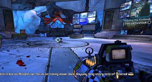 Cross the footbridge to the other side of the precipice and follow the tunnel to the cave with Firehawk [3] - Hunting the Firehawk | Main missions walkthrough for Borderlands 2 - Main missions - Borderlands 2 Game Guide