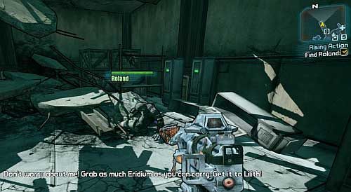 Afterwards go to Rolands hideout [3] - Rising Action | Main missions walkthrough for Borderlands 2 - Main missions - Borderlands 2 Game Guide