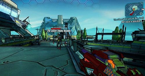 Speak to Roland [1] and head to The Highlands Hyperion Bridge - The Man Who Would Be Jack | Main missions walkthrough for Borderlands 2 - Main missions - Borderlands 2 Game Guide