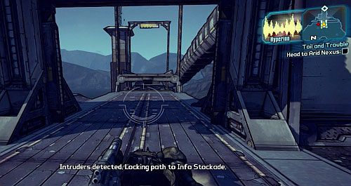 Speak with Mordecai [1] and use Fast Travel to get to The Dust - Toil and Trouble | Main missions walkthrough for Borderlands 2 - Main missions - Borderlands 2 Game Guide