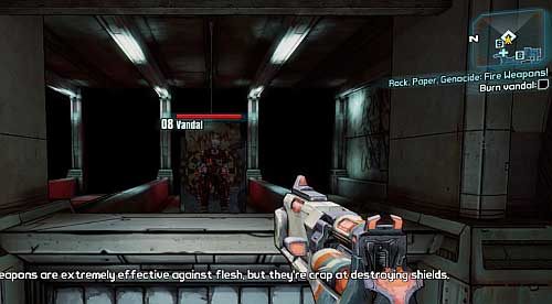 Go down the stairs to Marcus shop [1] - Rock, Paper, Genocide: Fire/Shock/Corrosive/Slag Weapons! | Sanctuary - Sanctuary - Borderlands 2 Game Guide