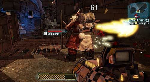 Zed [1] will ask you to find the source of the strange wounds - Medical Mystery | Sanctuary side missions in Borderlands 2 - Sanctuary - Borderlands 2 Game Guide