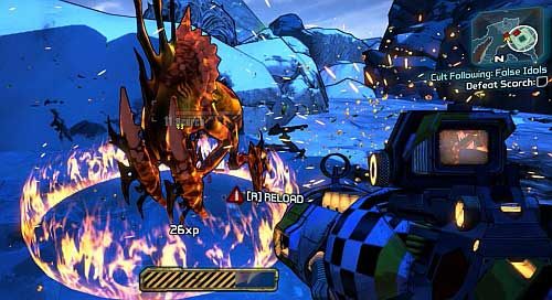 Now you will have to kill Scorch [4] - Cult Following: Eternal Flame | Sanctuary side missions in Borderlands 2 - Sanctuary - Borderlands 2 Game Guide