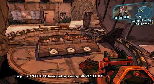Listen to the recording and head to the stash [2] - No Hard Feelings | Tundra Express side missions in Borderlands 2 - Tundra Express - Borderlands 2 Game Guide