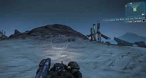 Accept the mission [1], use Fast Travel and move to The Dust - The Good, the Bad, and the Mordecai | Sanctuary part 2 missions in Borderlands 2 - Sanctuary part 2 - Borderlands 2 Game Guide