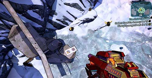 Collecting the last Pizza slice can be a bit tricky - The Cold Shoulder | Sanctuary part 2 side missions in Borderlands 2 - Sanctuary part 2 - Borderlands 2 Game Guide