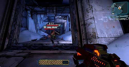 With all the items in your possession, head to where you found Girly Magazine 1 [2] - The Cold Shoulder | Sanctuary part 2 side missions in Borderlands 2 - Sanctuary part 2 - Borderlands 2 Game Guide