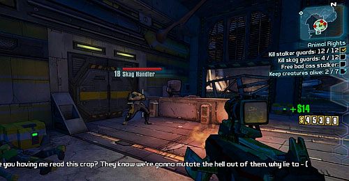 Your next target are Skags [3] - Animal Rights | Sanctuary part 3 side missions in Borderlands 2 - Sanctuary part 3 - Borderlands 2 Game Guide