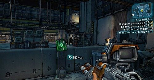 After reaching the warehouse entrance [5], you will once again have to kill a certain number of enemies to open it - Animal Rights | Sanctuary part 3 side missions in Borderlands 2 - Sanctuary part 3 - Borderlands 2 Game Guide