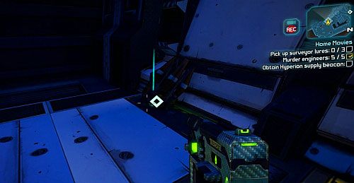 Accept the mission from Lilith [1] and head to Moxxis [2] to collect the Dirty Camera - Home Movies | Sanctuary part 3 side missions in Borderlands 2 - Sanctuary part 3 - Borderlands 2 Game Guide