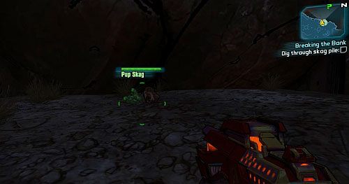 Go through the cave [6] - Breaking the Bank | Lynchwood side missions in Borderlands 2 - Lynchwood - Borderlands 2 Game Guide