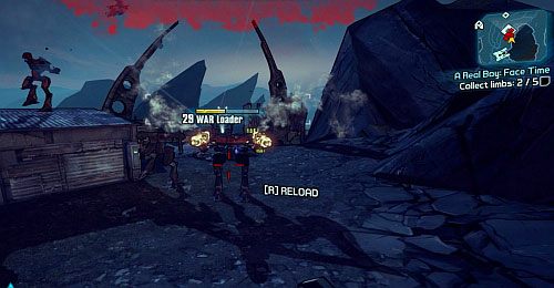 The road to camps [6] and [7] is marked with red dots - A Real Boy: Clothes Make the Man, Face Time, Human | Eridium Blight - Eridium Blight - Borderlands 2 Game Guide