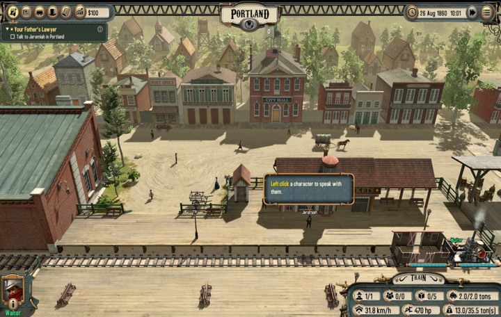 Click on the NPC to talk - Contracts from Jeremiah | Walkthrough - Walkthrough - Bounty Train Game Guide