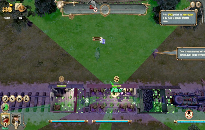 Combat screen - In search of Robert | Walkthrough - Walkthrough - Bounty Train Game Guide