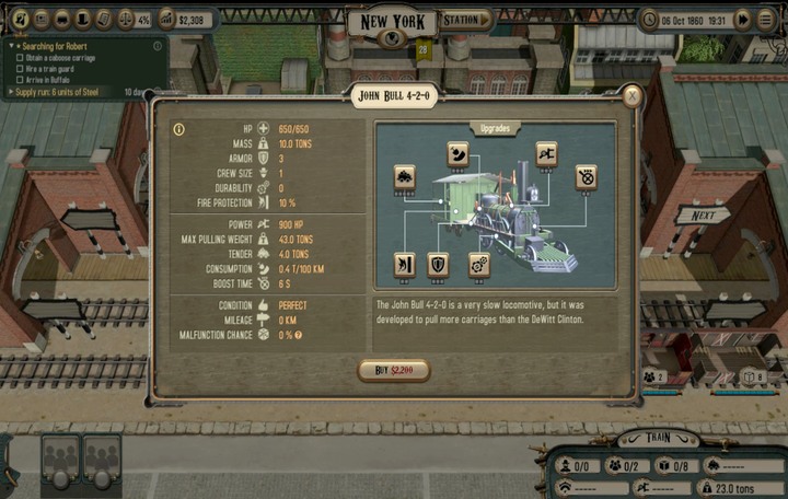 John Bull 4-2-0 engine - In search of Robert | Walkthrough - Walkthrough - Bounty Train Game Guide