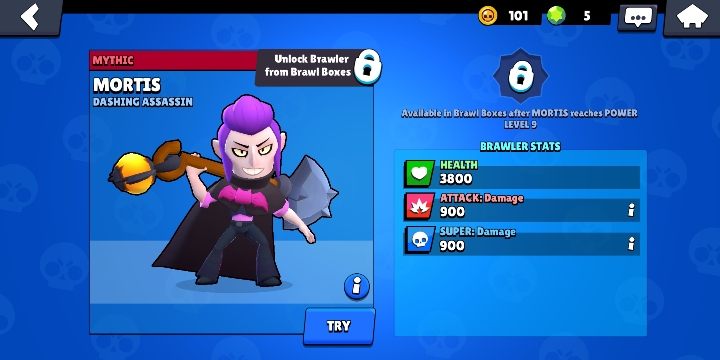 Leon can be obtained from boxes - Mortis | Characters in Brawl Stars - Character list - Brawl Stars Guide