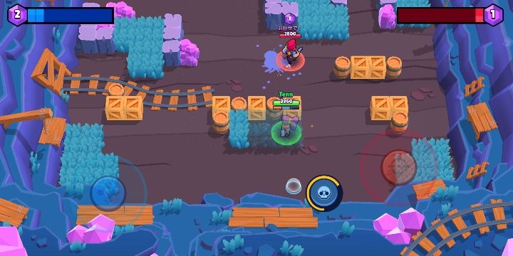 If you want to safely heal your character, hide in the bushes - How to regenerate health in Brawl Stars? - FAQ - Brawl Stars Guide