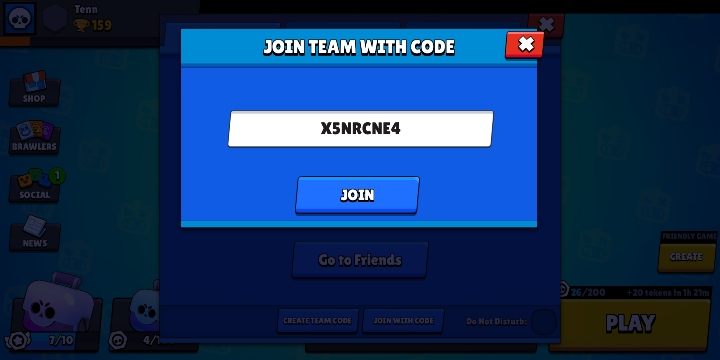 You can also join their team if you get such a code - How do I add someone to a friends list in Brawl Stars? - Multiplayer - Brawl Stars Guide