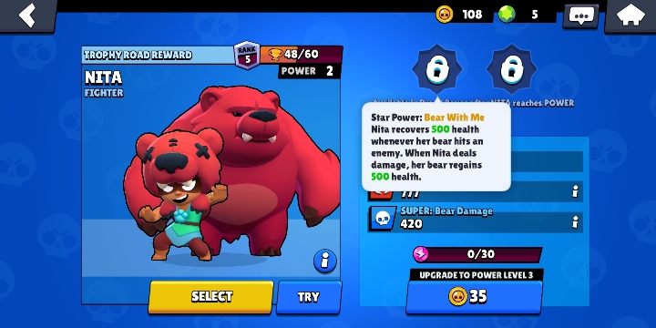 You unlock a Star Power after reaching level 9 - How to develop heroes in Brawl Stars? - FAQ - Brawl Stars Guide