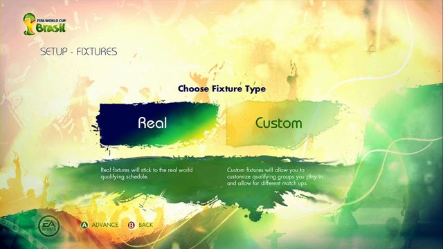 After that you move to the next screen where you can choose between two options of drawing groups - Road to the FIFA World Cup - Game Modes - 2014 FIFA World Cup Brazil - Game Guide and Walkthrough