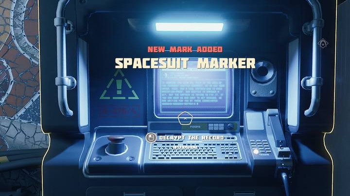 You'll find the nearest working interphone in the communication module inside the asteroid - Breathedge: Encrypted tapes - what are they for? - FAQ - Breathedge Guide