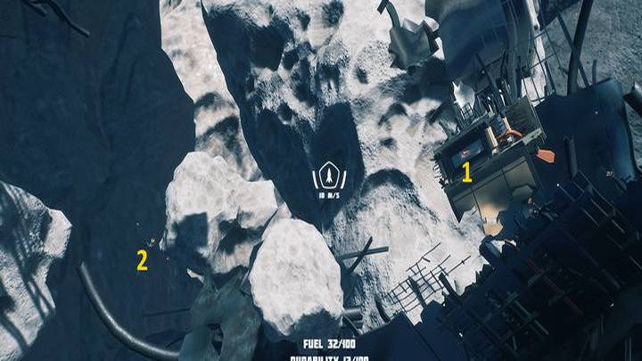 Second blueprint fragment (2) is found right after the first one - Breathedge: Lung capacity - inventory upgrade - Upgrading your equipment - Breathedge Guide