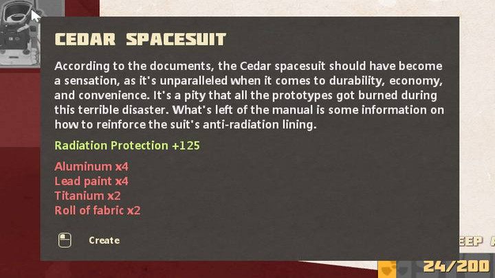 Go back to any processor to craft the spacesuit - Breathedge: Military Module - walkthrough - Chapter 2 - The Secrets of Broccoli - Breathedge Guide
