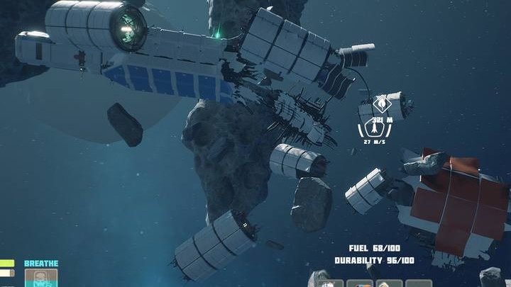 The bio module is located in the "east" area of the map (the cold zone) - Breathedge: Bio module - walkthrough - Chapter 2 - The Secrets of Broccoli - Breathedge Guide