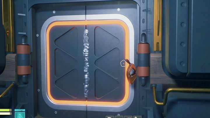 Finally, in the last corridor you will find a door with an orange frame - Breathedge: Habitation Module - walkthrough - Chapters 4 and 5 - Breathedge Guide