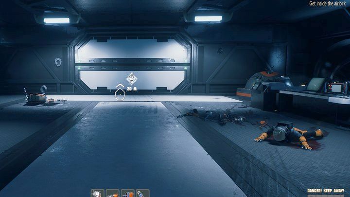 In the last module indicated by Babe, in the farthest part of the area, the situation is as before - Breathedge: Examine the unknown module - walkthrough - Chapters 4 & 5 - Breathedge Guide