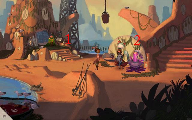 Talk to Marshall - Shellmound - Chapter 1 - Vella - Broken Age - Game Guide and Walkthrough