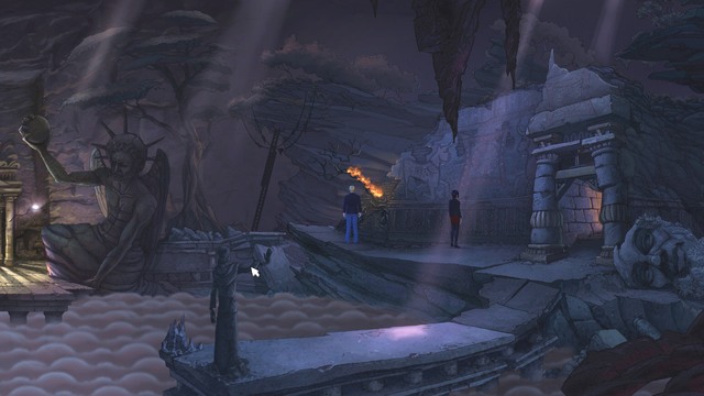 You need to get to the altar. - George and Nico - Eden Approach, Eden - Iraq - Broken Sword: The Serpents Curse - Game Guide and Walkthrough