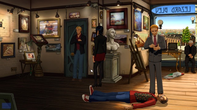 The Inspector is not interested in the monitoring records - Nico - Gallery - Paris - Broken Sword: The Serpents Curse - Game Guide and Walkthrough