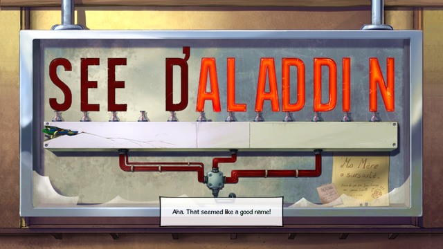 The sign as is it should be - George - Henris Apartment, Vera Security - Paris - Broken Sword: The Serpents Curse - Game Guide and Walkthrough