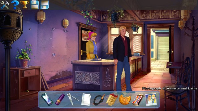 A picture of Ariette and Laine - George - Henris Apartment, Vera Security - Paris - Broken Sword: The Serpents Curse - Game Guide and Walkthrough